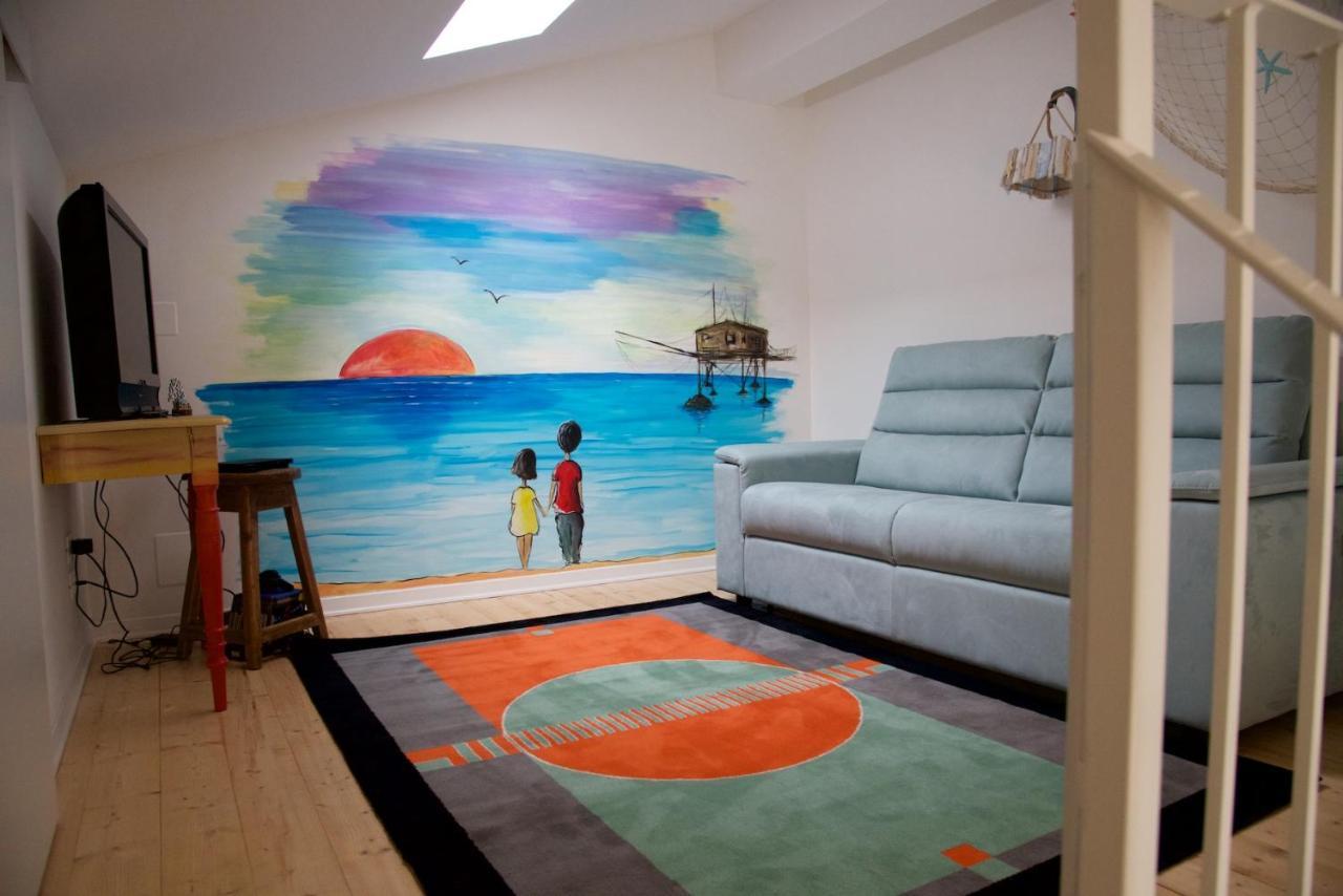 Ferienwohnung Lo Scorcio Sul Mare Marina di San Vito Exterior foto